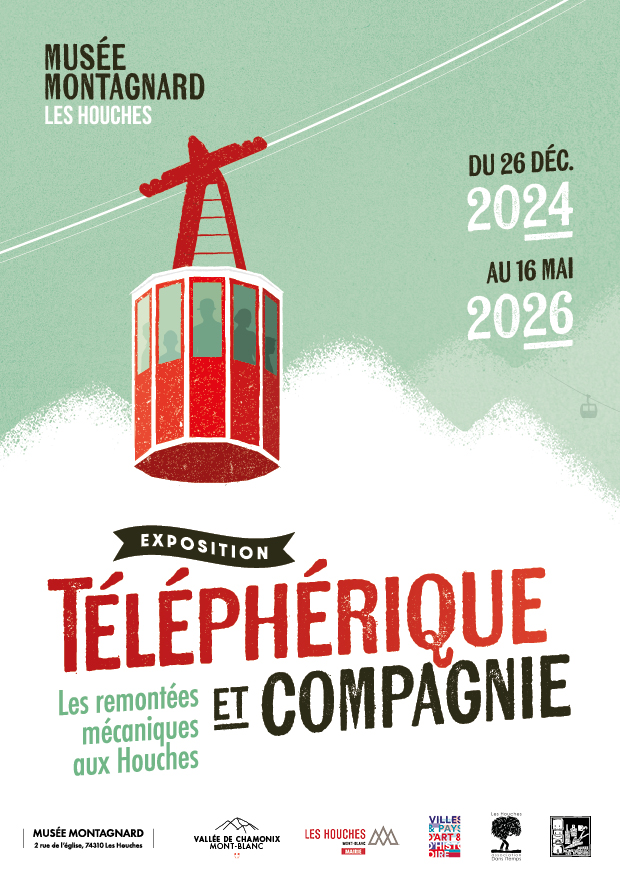 Affiche exposition Téléphérique et compagnie