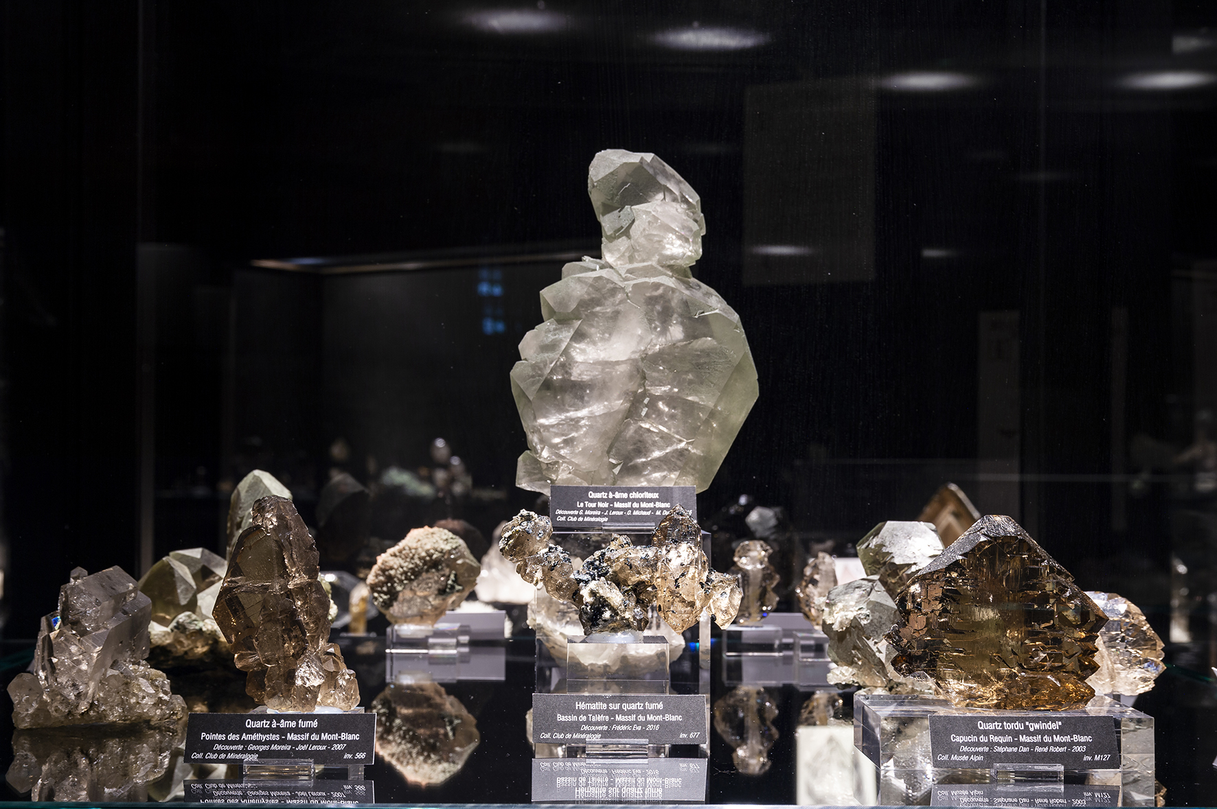 Quartz du Mont-Blanc, musée des Cristaux ©Eric Courcier