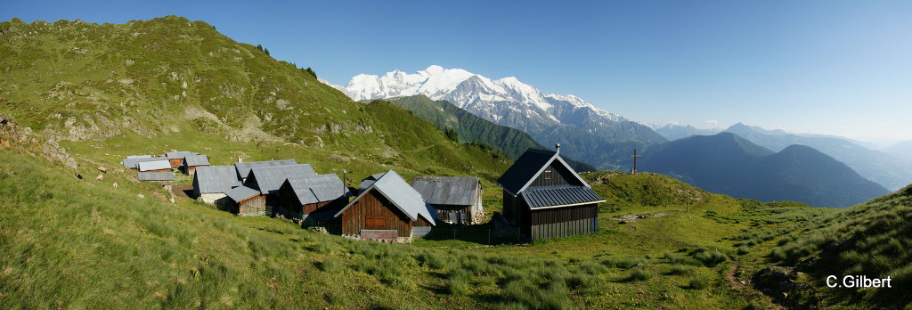 Panorama de l'alpage de Pormenaz